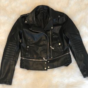 Zara leather jacket
